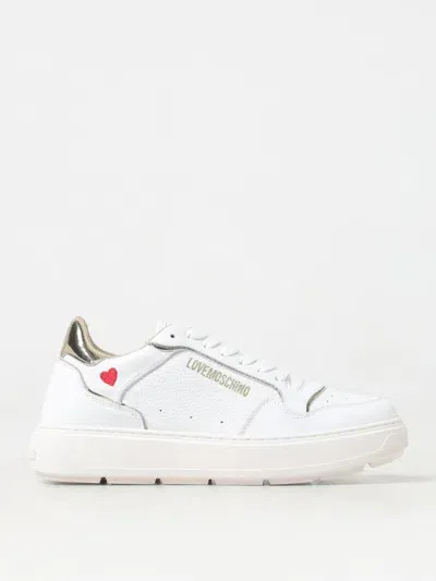 Love Moschino Sneakers  Woman Color White In Weiss