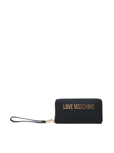 Love Moschino Wallets In Negro