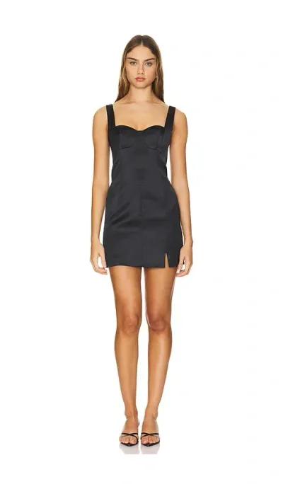 Lovers & Friends Carpenter Mini Dress In Black