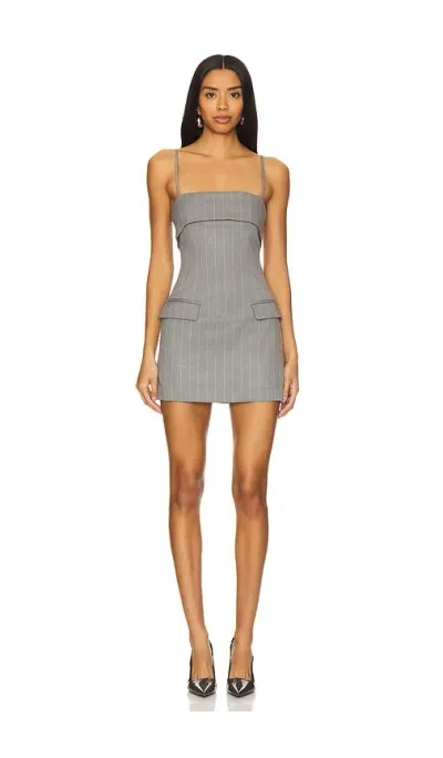 Lovers & Friends Erin Mini Dress In Grey