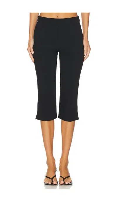 Lovers & Friends Grace Cropped Pant In Black