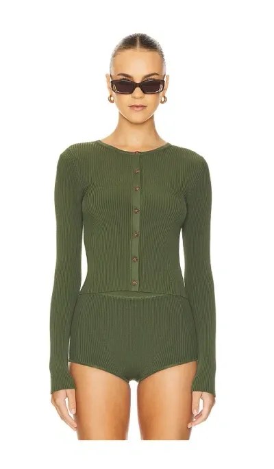 Lovers & Friends Limor Cardigan In Green