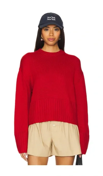 Lovers & Friends Maxie Sweater In Red