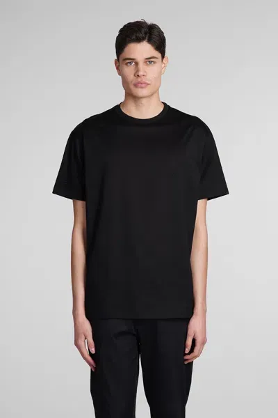 Low Brand B150 Embroidery T-shirt In Black Cotton