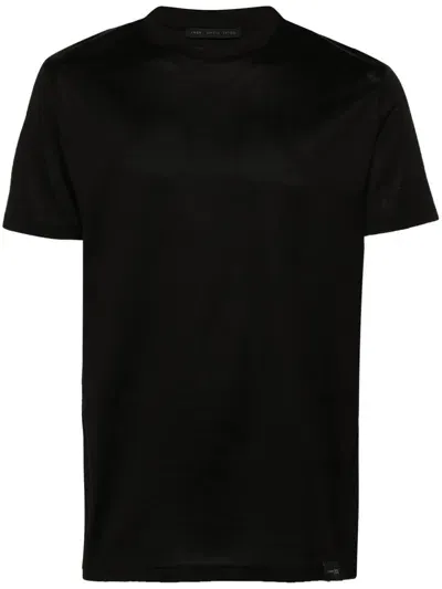 Low Brand Crew-neck Cotton T-shirt In Black