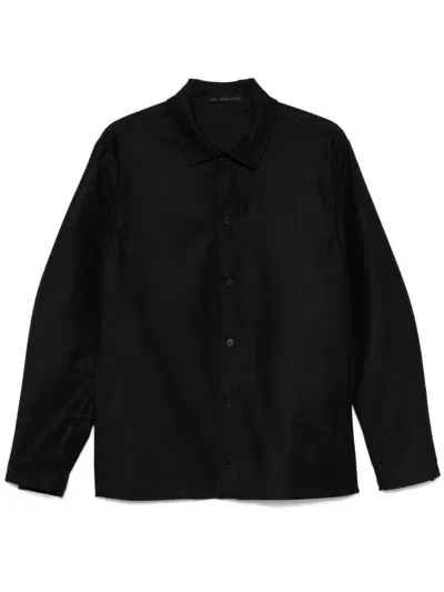 Low Brand Virgin Wool Shirt In Black