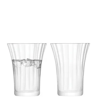 Lsa International Set Of 2 Aurelia Tumbler Glasses In Clear