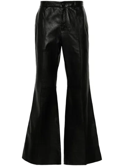 Lựu Đạn Bell Bottoms Trousers In Black