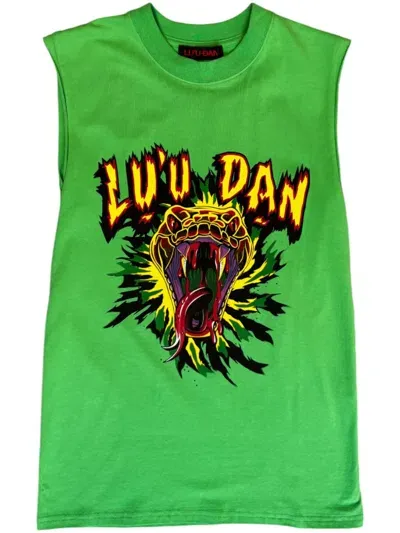 Lựu Đạn Graphic-print Vest In Green