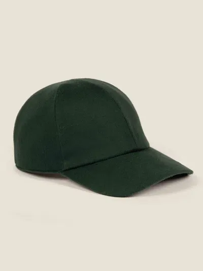 Luca Faloni Baseball Cap In Forest Green