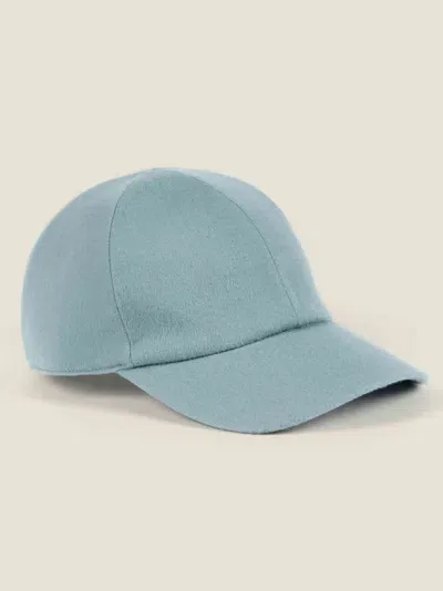 Luca Faloni Baseball Cap In French Blue