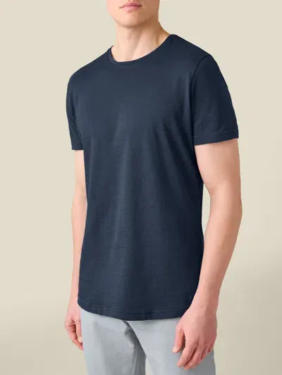 Luca Faloni T-shirt In Navy Blue