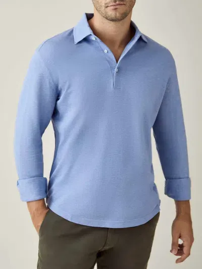 Luca Faloni Brera Polo Shirt In Light Blue