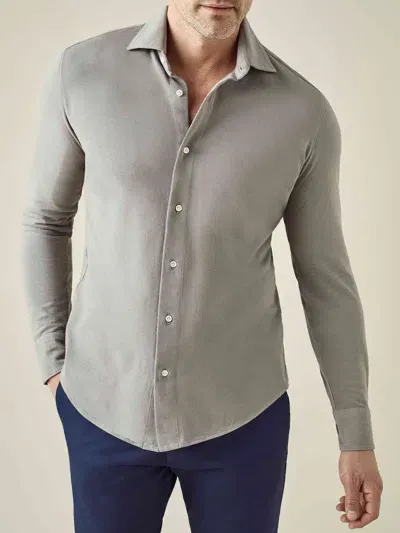 Luca Faloni Siena Shirt In Dove Grey