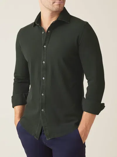 Luca Faloni Siena Shirt In Forest Green