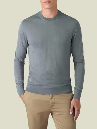 Luca Faloni Crew Neck In French Blue