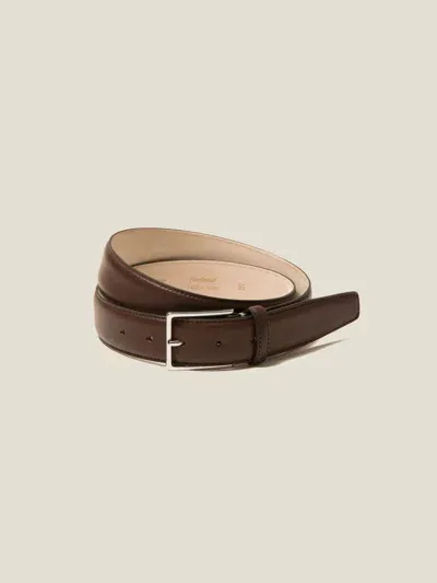 Luca Faloni Belt In Dark Brown