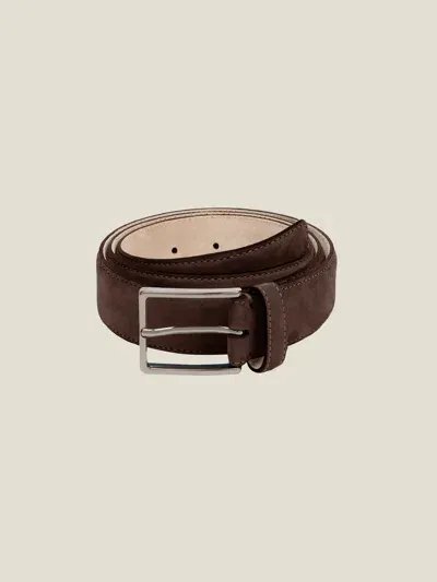 Luca Faloni Belt In Dark Brown