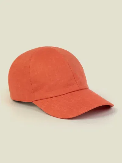 Luca Faloni Baseball Cap In Coral