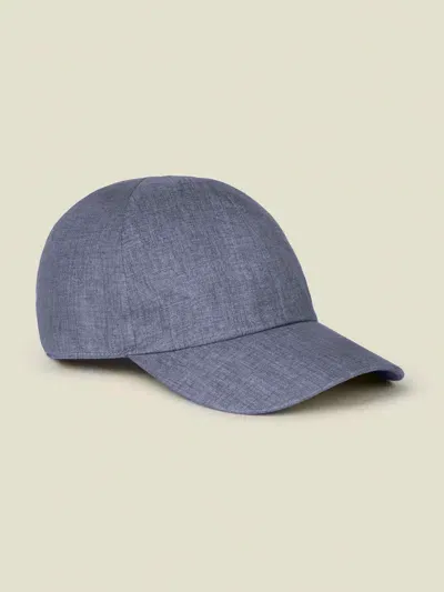 Luca Faloni Baseball Cap In Payne's Grey