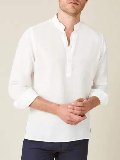 Luca Faloni Linen Forte Shirt In White