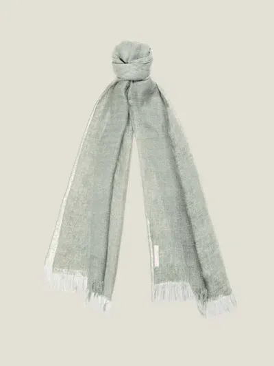 Luca Faloni Scarf In Khaki Green