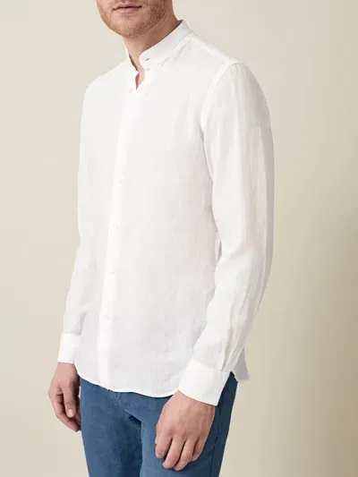 Luca Faloni Linen Versilia Shirt In White