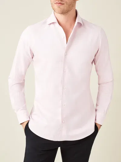 Luca Faloni Oxford Cotton Classic Shirt In Light Pink