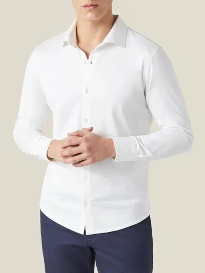 Luca Faloni Silk-cotton Como Shirt In White