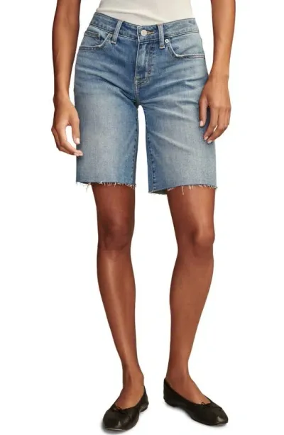 Lucky Brand Classic Raw Hem Denim Bermuda Shorts In Darwin