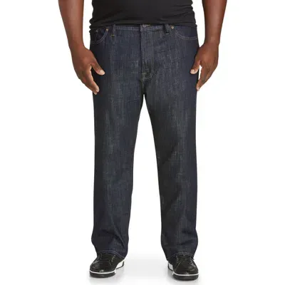 Lucky Brand Jeans Lucky Brand Relaxed Straight-fit Stretch Jeans In Dark Wash