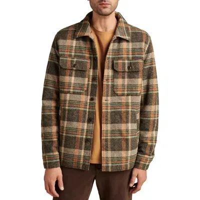 Lucky Brand Plaid Cotton Flannel Button-up Shirt Jacket In Plaid Mult