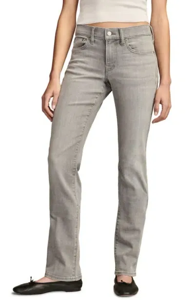 Lucky Brand Sweet Straight Leg Jeans In Pebble Grey Wash