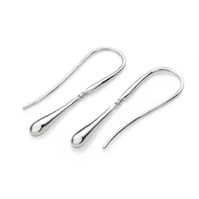 Lucy Quartermaine Single Drop Earrings In Sterling Silver