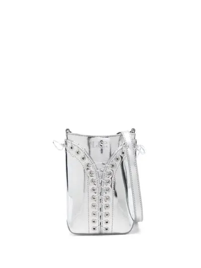 Ludovic De Saint Sernin Cleavage Crossbody Bag In Silver