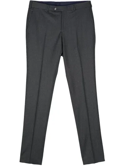 Luigi Bianchi Wool Trousers In Grey