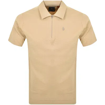 Luke 1977 Keramas Polo T Shirt Beige