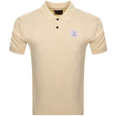 Luke 1977 Laos Patch Polo T Shirt Cream