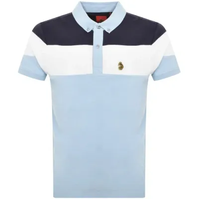 Luke 1977 Sharkey Polo T Shirt Blue