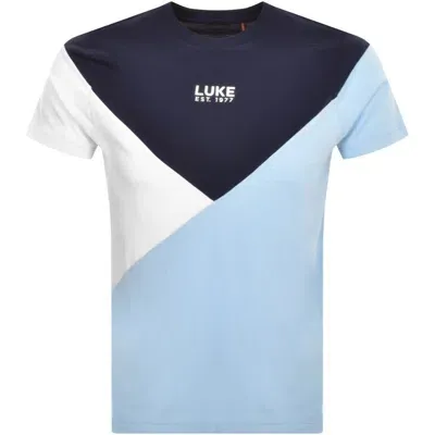 Luke 1977 St Lucia T Shirt Navy In Blue