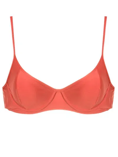 Lygia & Nanny Fiji Underwired Bikini Top In Orange