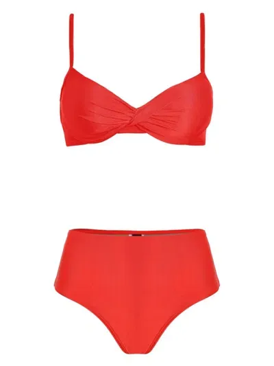 Lygia & Nanny Veronica Bikini Set In Red