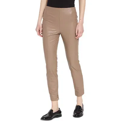 Lyssé Katherine Faux Leather Toothpick Leggings In Taupe