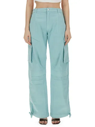 M05ch1n0 Jeans Cargo Pants In Baby Blue