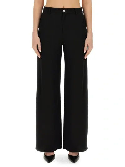 M05ch1n0 Jeans Jeans Wide Leg Pants  In Black