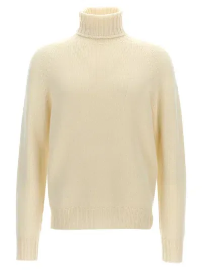 Ma'ry'ya High Neck Sweater Sweater, Cardigans White