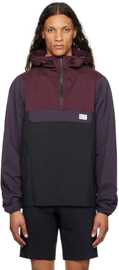 Maap Black & Purple Alt_road Lightweight Jacket In Nightshade