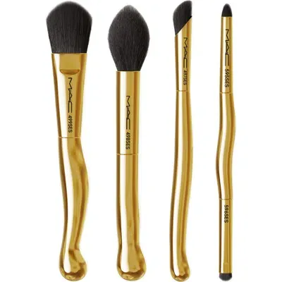 Mac Cosmetics Golden Touch Mini Makeup Brush Kit In No Color