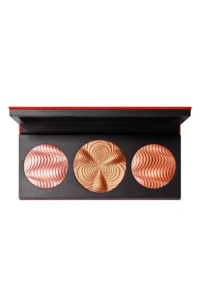 Mac Cosmetics Mac Step Bright Up Extra Dimension Skinfinish Powder Highlighter Palette Usd $54 Value In Medium/deep