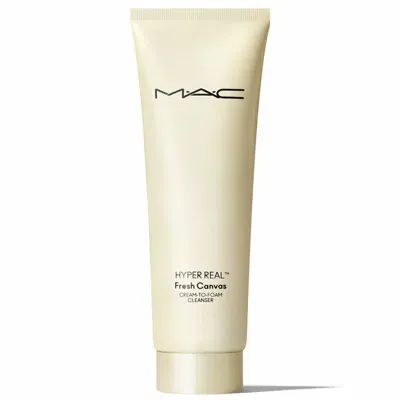 Mac Hyper Real Cream To Foam Cleanser 125ml In White